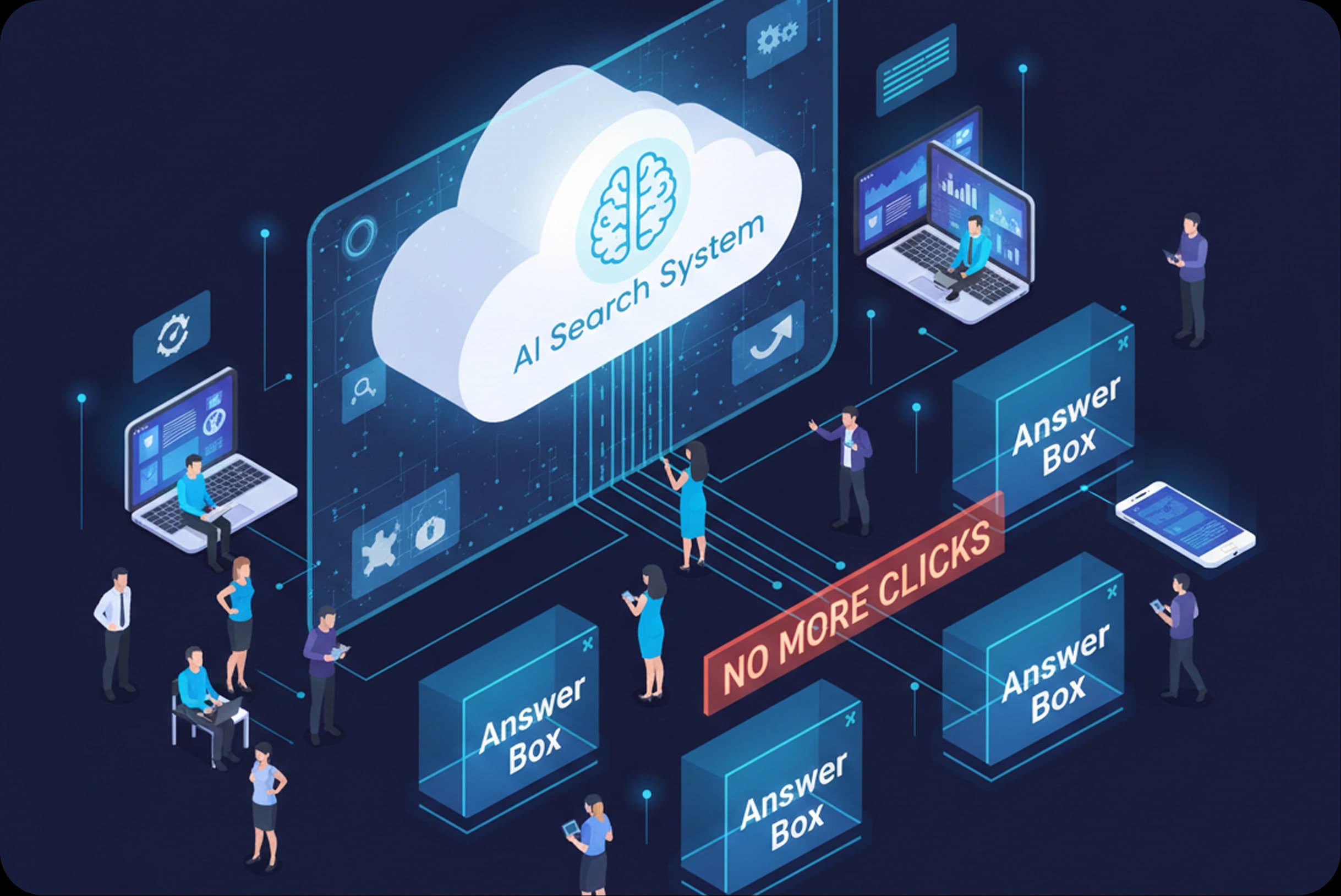 제로 클릭(Zero-Click) 시대:
 검색 결과만 보고 떠나는 사용자 잡는 법